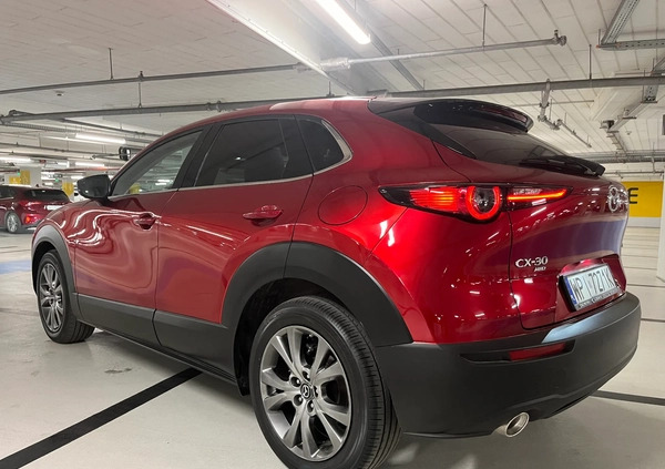 Mazda CX-30 cena 149000 przebieg: 6700, rok produkcji 2022 z Warszawa małe 277